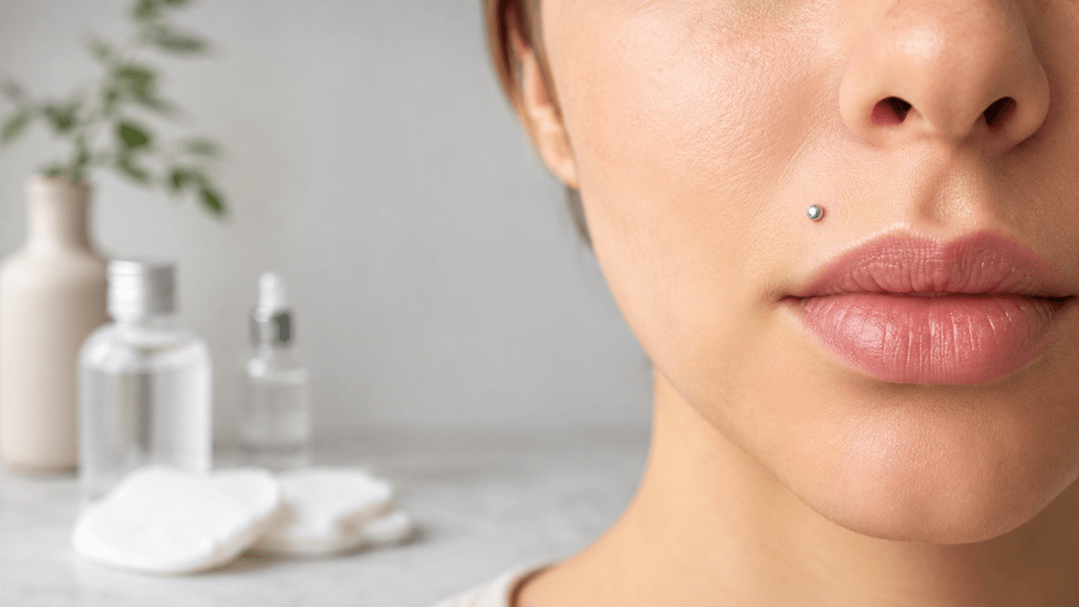 Madonna piercing pod lupą: wygląd, gojenie i codzienne wyzwania