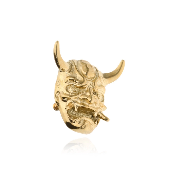 Titanium attachment japanese mask - gold - TNA-112