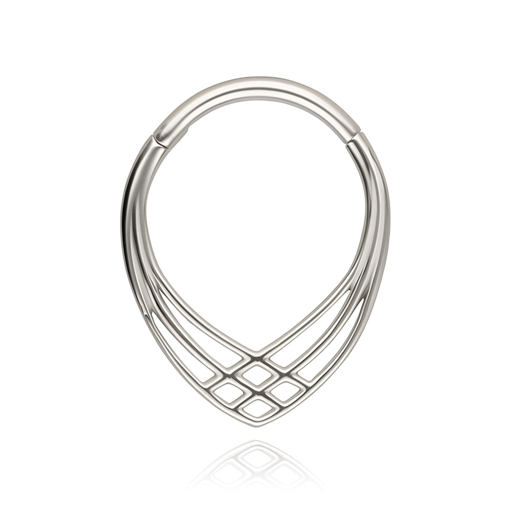 Piercing clicker - silver - K-079