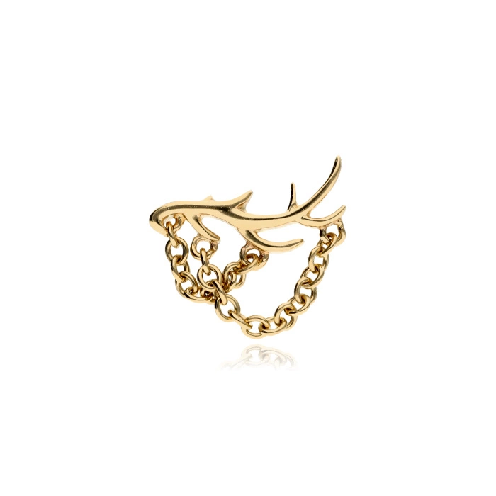 attachment 14K gold antler - GD14K-004