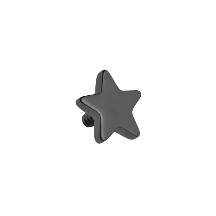 Titanium Dermal top star black - TNA-005