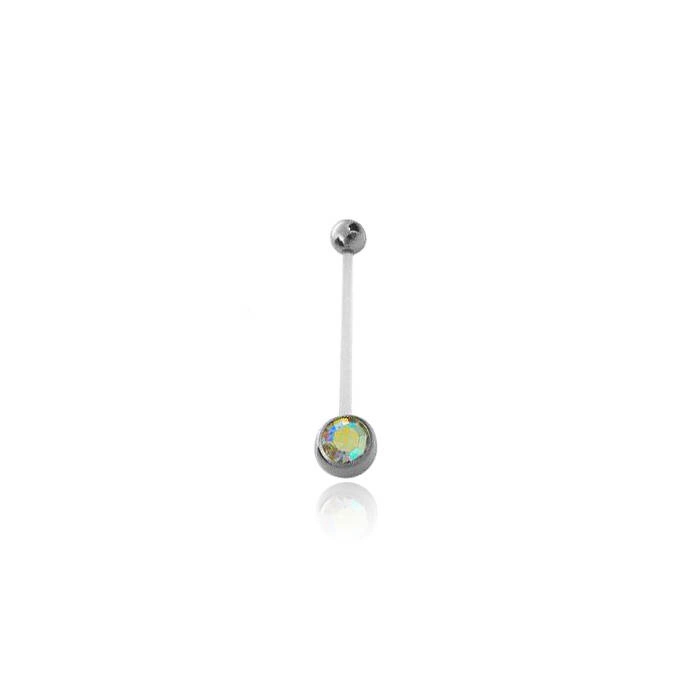 Belly button ring piercing for pregnant women - BioFlex - KP-018