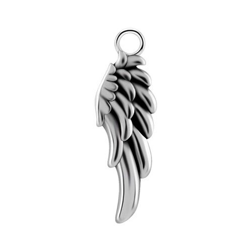 Charms - wing - silver - D-066