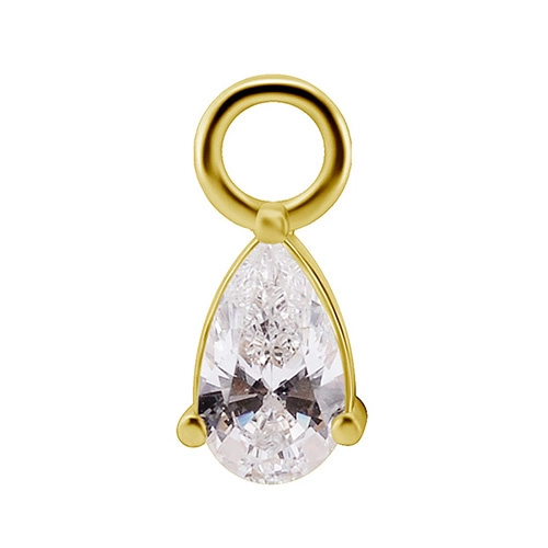 Charms - CoCr NF - gold - PREMIUM ZIRCONIA - D-052