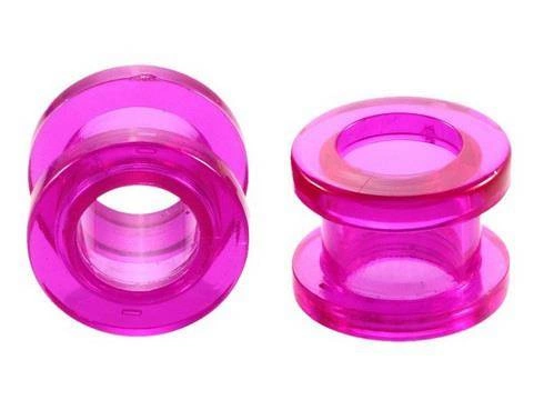 Transparent acrylic tunnel  purple - PT-073