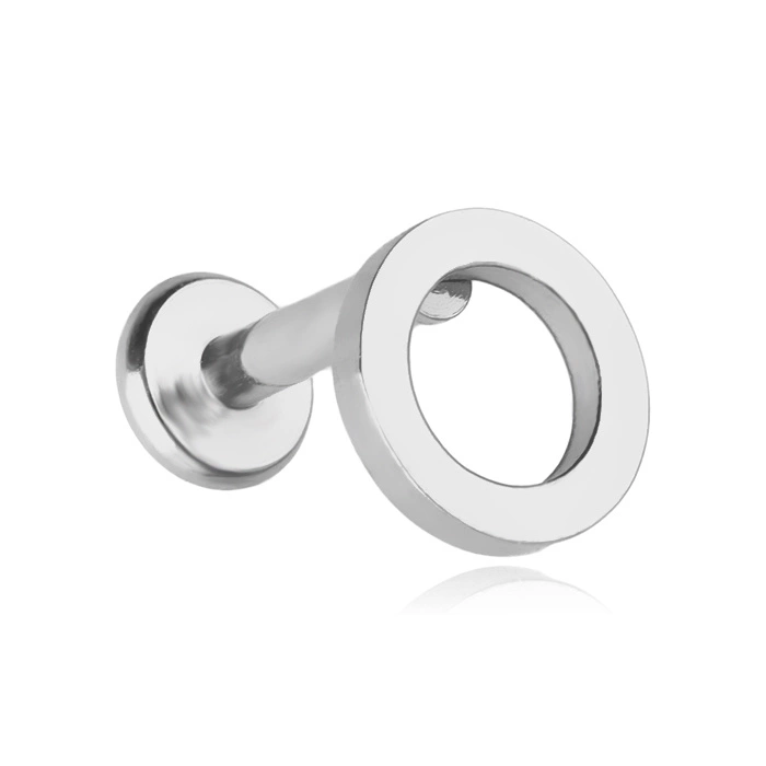   labret ring - silver - LGW-049