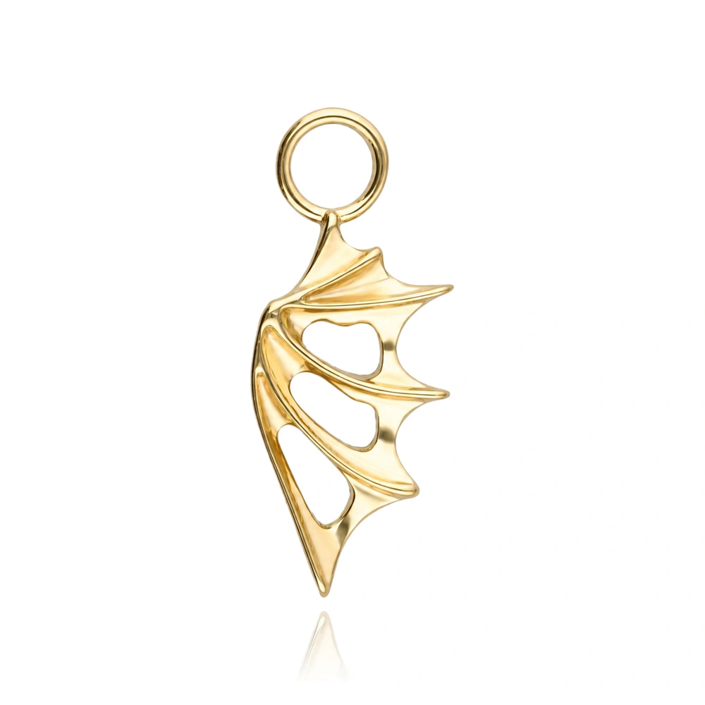 Titanium star charms chain - silver - D-092
