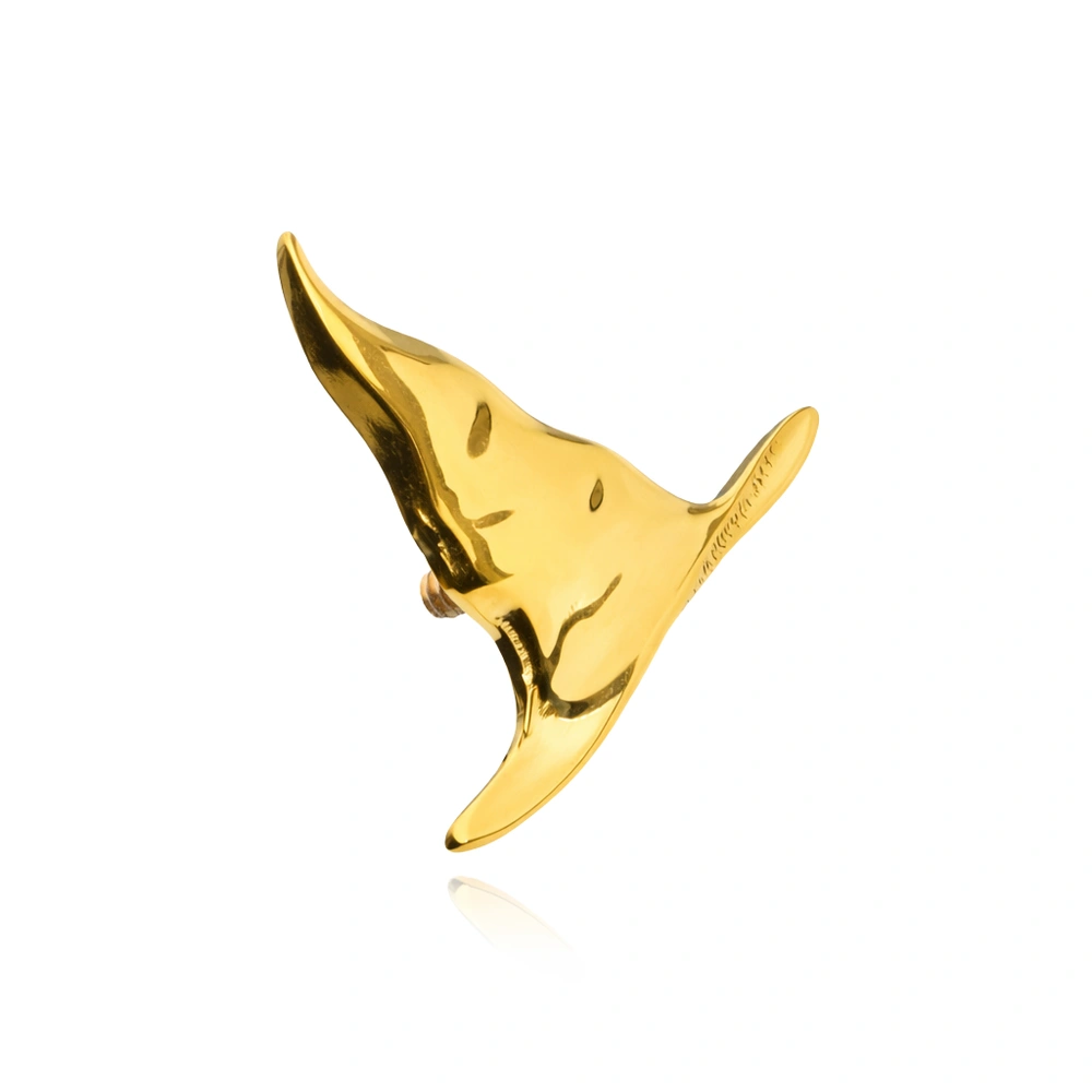 Titanium attachment witch's hat - gold - TNA-238