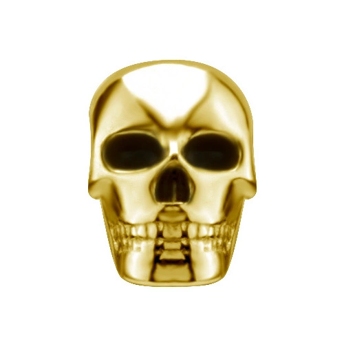 attachment 18K gold - skull - GD18K-009