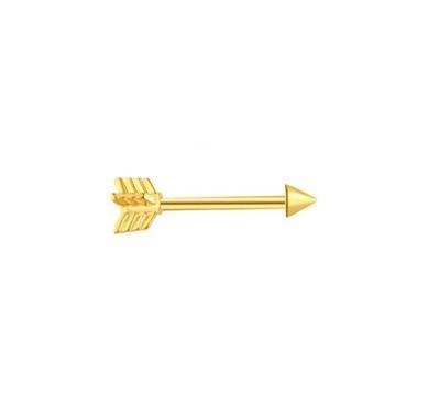 Gold arrow nipple piercing - S-005