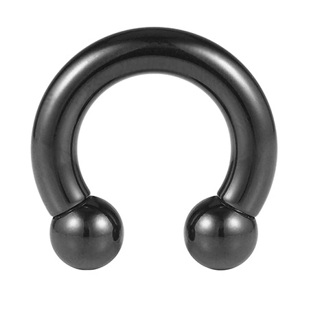 Horseshoe - female thread - black - P-005