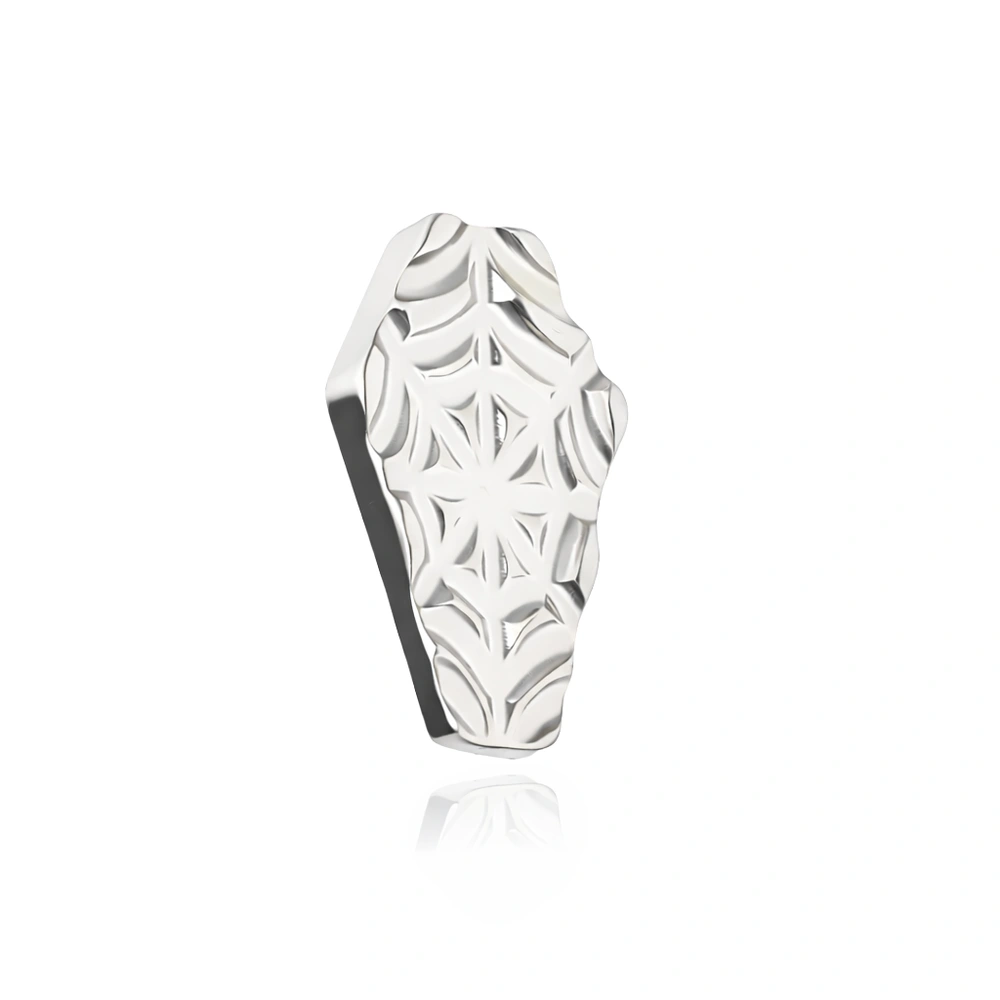 Titanium attachment coffin - silver - TNA-235