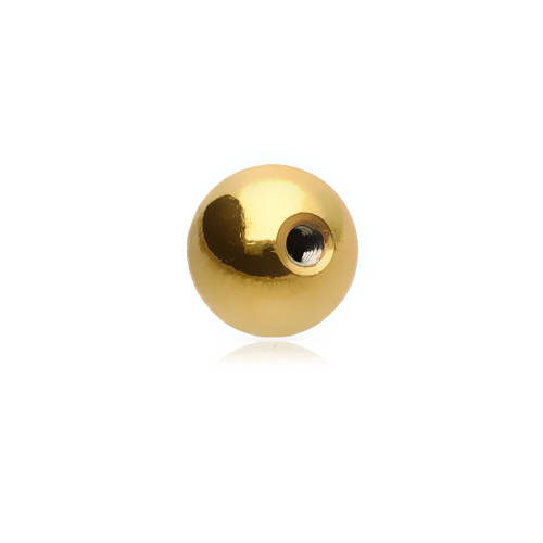 Ball for threaded pins gold - CZ-003