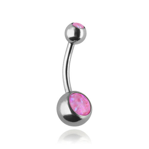 Belly button ring belly ring Pink and purple - KP-016