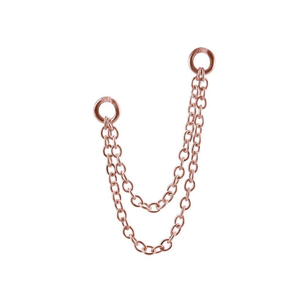 Chain - rose gold - D-018