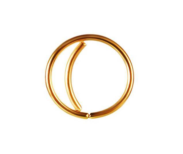 Continuous   ring gold - CON-017