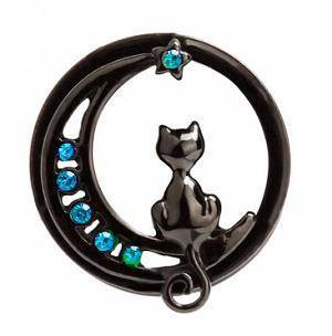 Decorative tunnel - moon with cat - PT-054