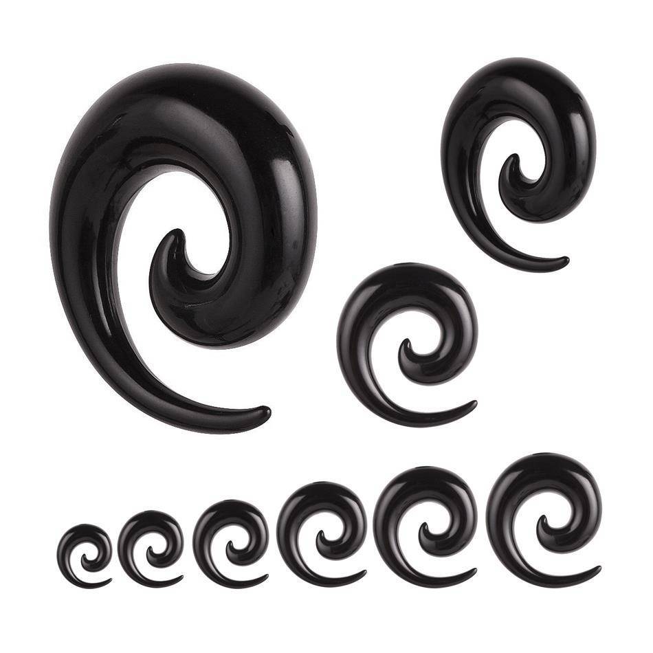 Ear spirals - Set of 9 pieces (1.6-10 mm) - RSZ01