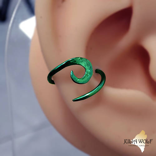 Earring Continuous bifurcated for CONCH type piercing - JW-010