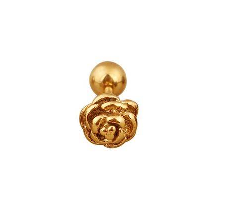 Earring for ear / cartilage rose rose gold - CH-054
