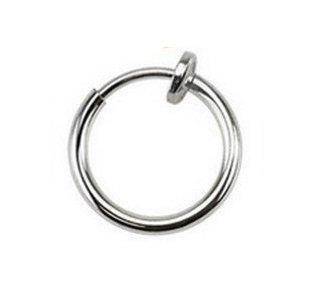 Fake ear, nose ring - without piercing Silver - FK-001