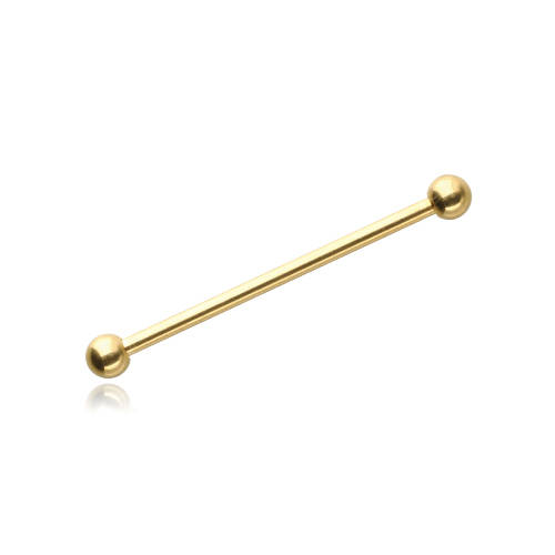 Gold titanium barbell - Industrial - TSZ-005