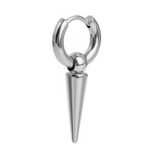 HUGGIE decorative silver earring - KH-013