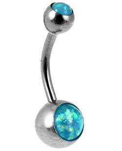 Iridescent Belly button ring - KP-016-7