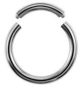 Segment ring earring - K-001