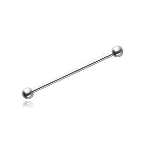 Silver titanium barbell - Industrial - TSZ-005