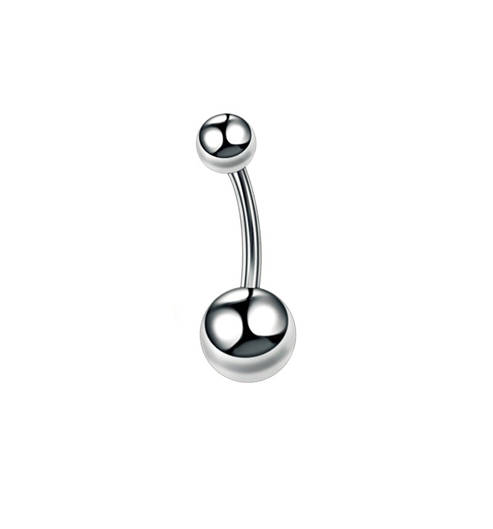 Titanium Belly button ring with internal thread - TPP-001