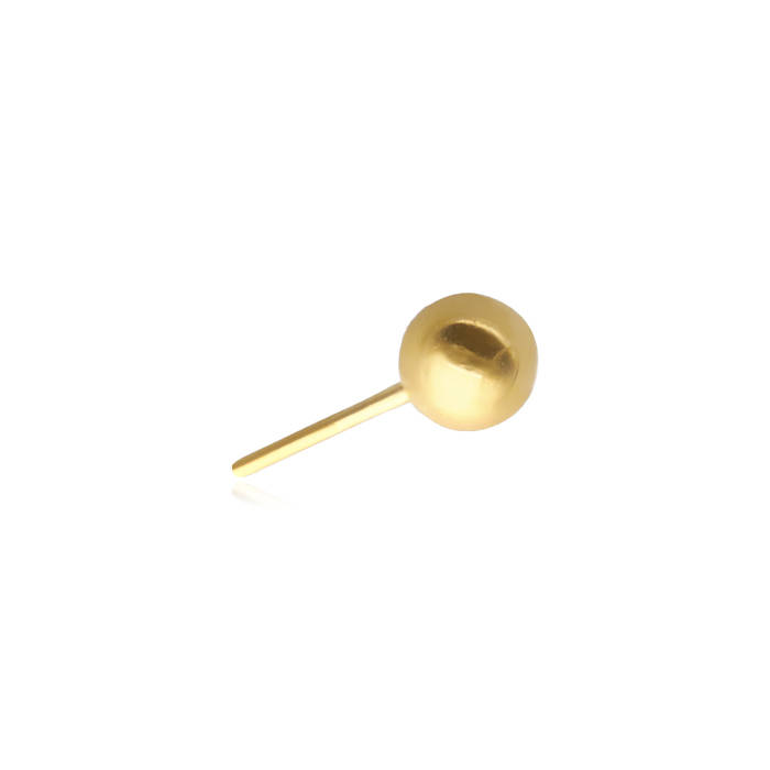 Titanium attachment for pins - push in - gold - TPI-004