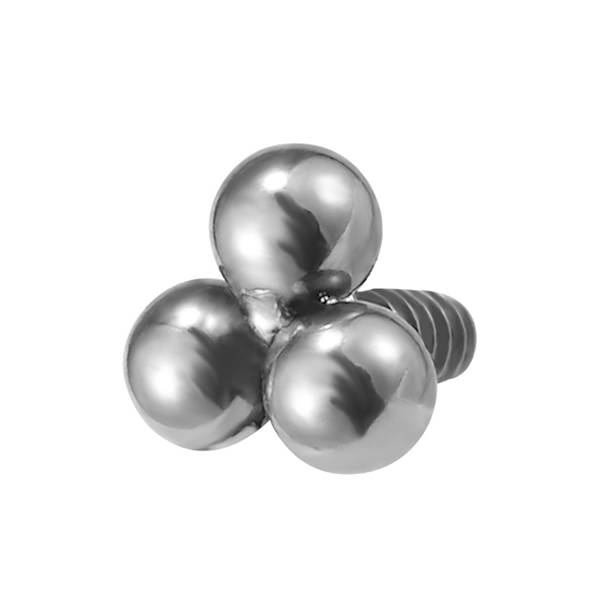 Titanium attachment for pins - silver balls - TNA-061