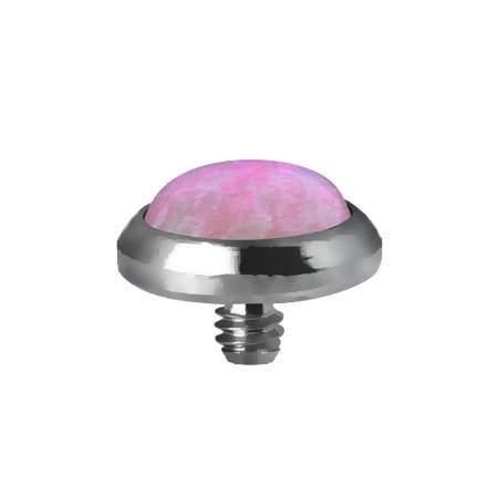 Titanium attachment for pins with opal OP22 - TNA-007
