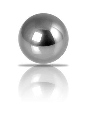 Titanium ball - silver - TCZ-001