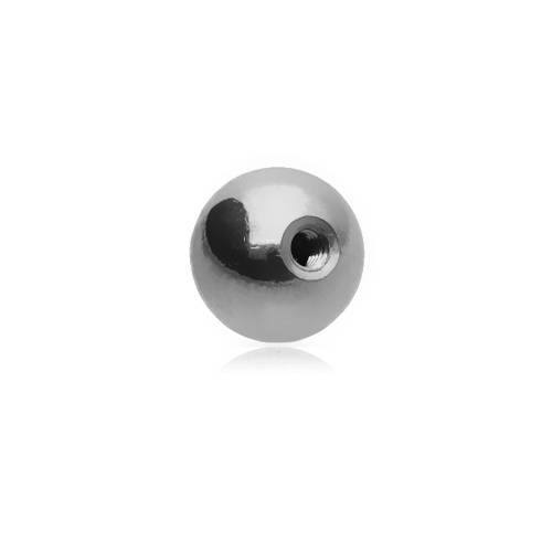 Ball for threaded pins silver  - CZ-003