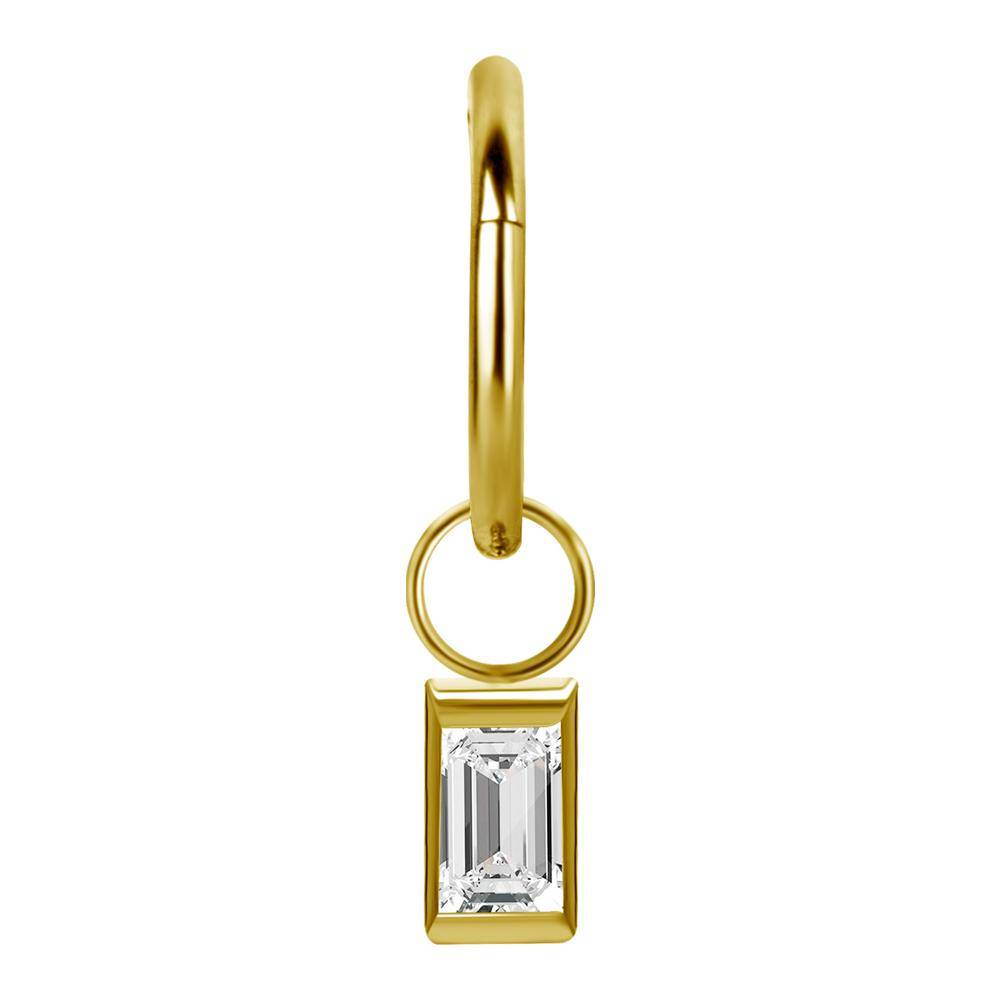 Charms - PREMIUM CRYSTAL - gold - D-007