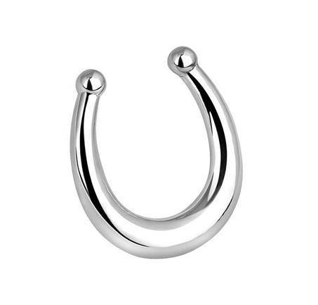 Fake septum - classic silver - FNS-001