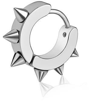 HUGGIE ring -   with cones And studs silver KH-001