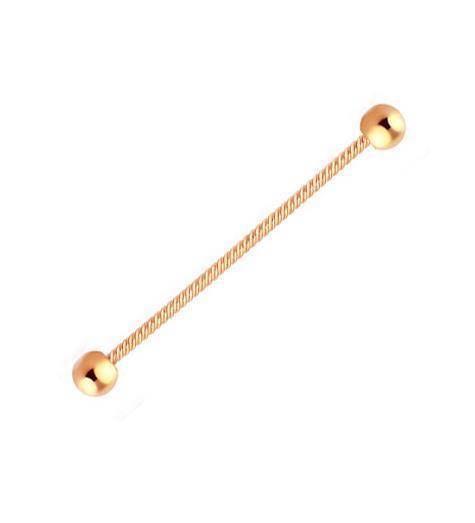 Industrial decorative - twisted rose gold - IND-011