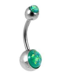 Iridescent navel earring - KP-016-1