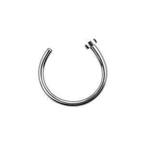 Silver nose ring earring - NS-004