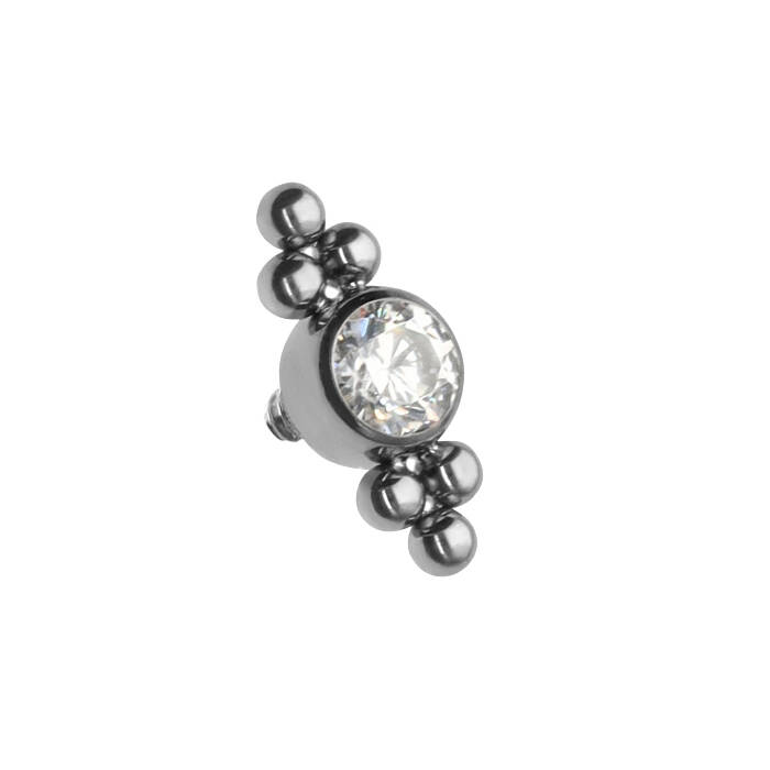 Titanium attachment for pins - decorative - TNA-022