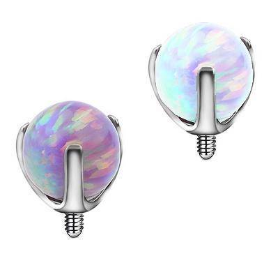 Titanium attachment for pins opal purple - TNA-027