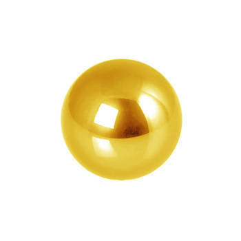 Titanium ball for threaded pins - gold - TCZ-001