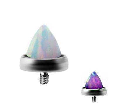 Titanium cone white opal - TNA-039