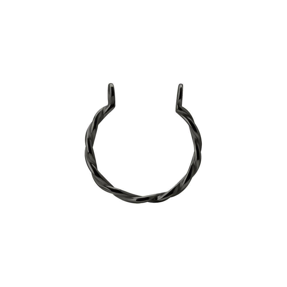 Decorative hoop for barbell - black - D-002