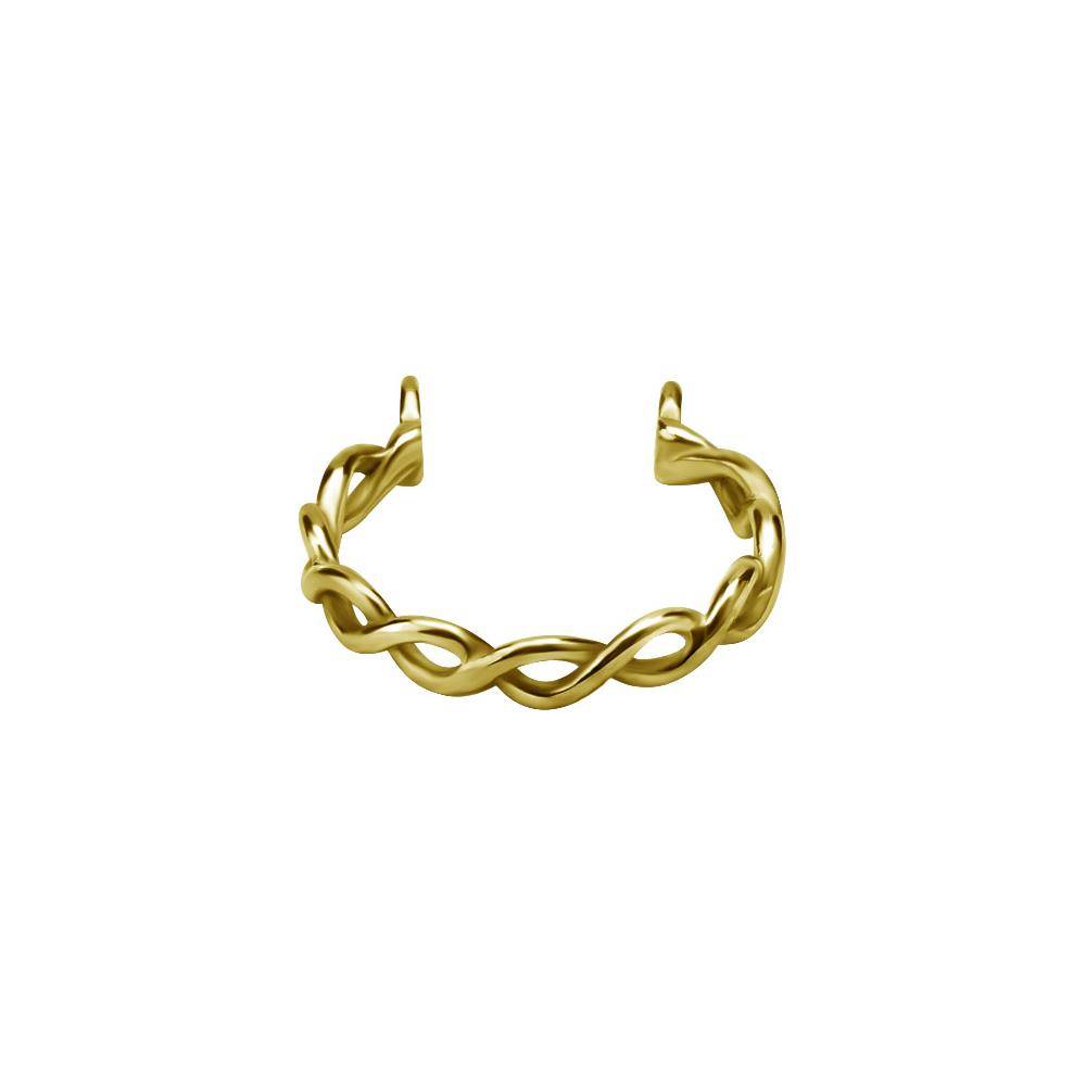 Decorative hoop for barbell - gold - D-002