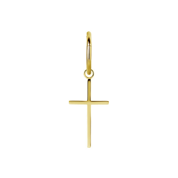 Charms - cross - gold - D-107