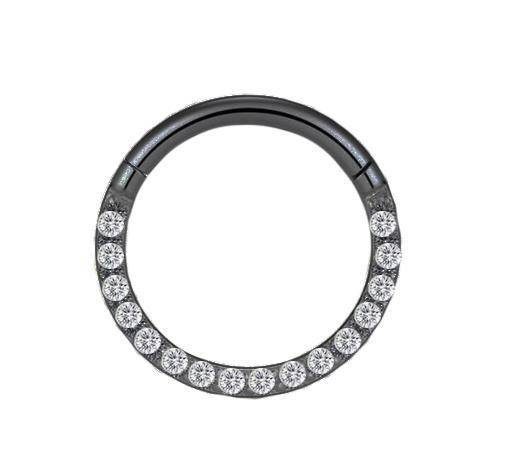 CLICKER black with white zirconia - K-003